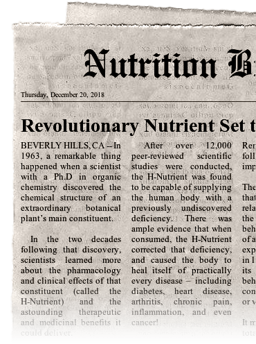 Newspaper Clipping - H Nutrient